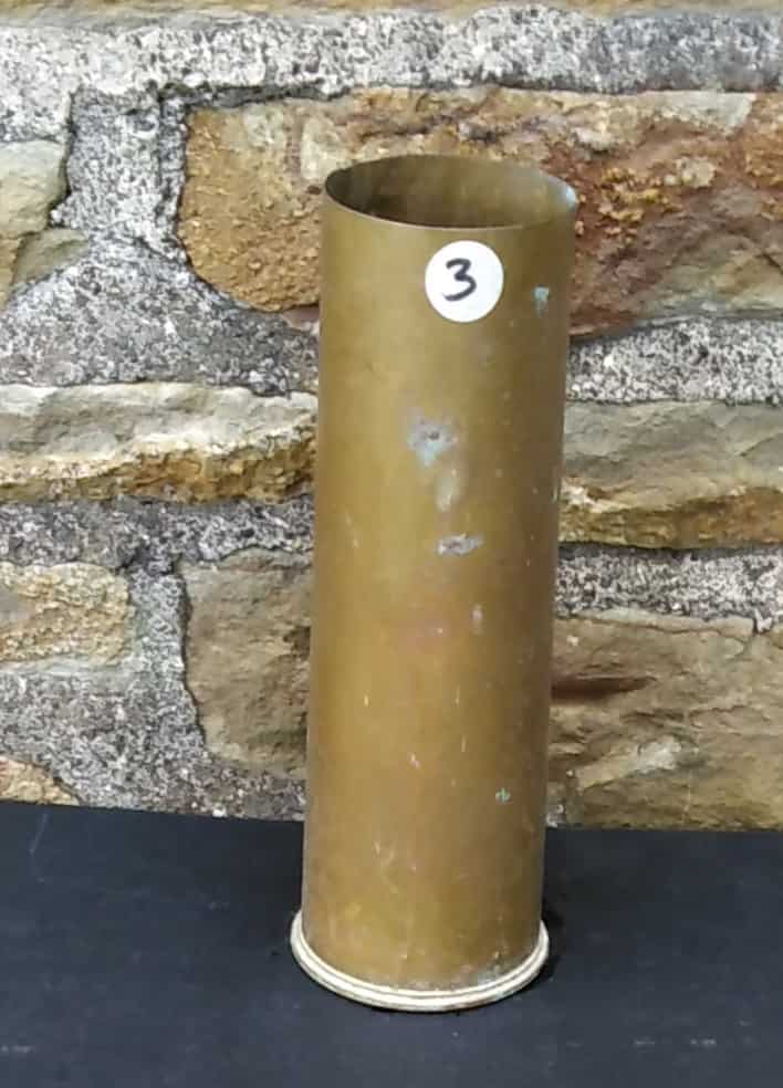 British WW1 18 Pounder Brass Shell Case 3